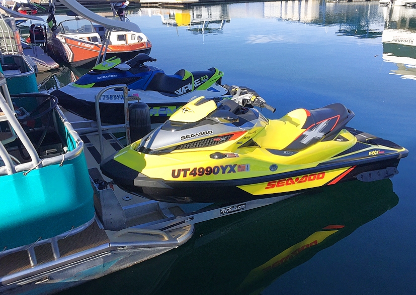 Jet Ski PWC Rail Lift for Houseboats